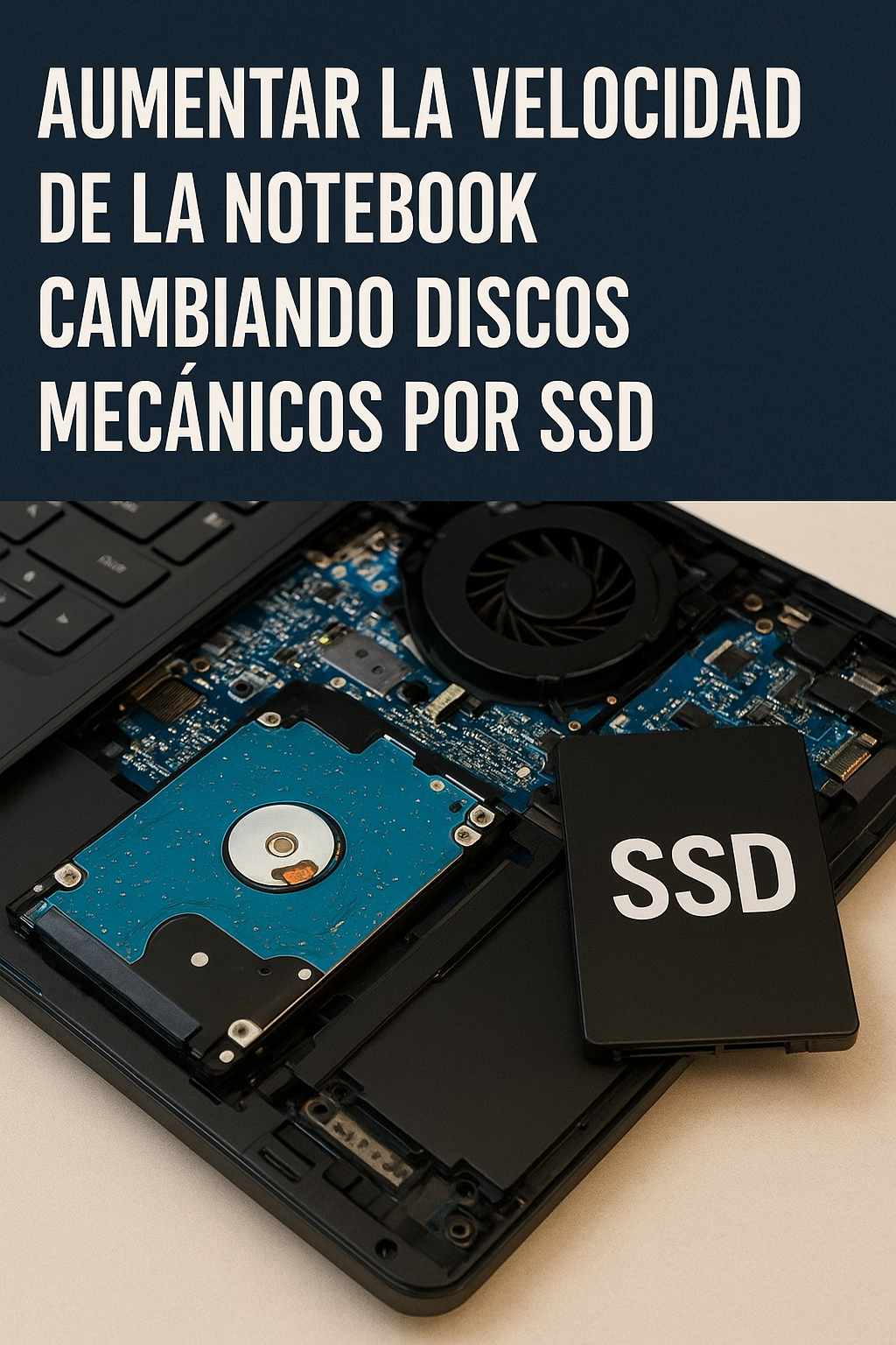 Lee más sobre el artículo Cómo aumentar la velocidad de tu notebook cambiando el disco mecánico por un SSD